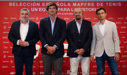 Presentación de la Copa Davis con la confirmación de la vuelta de Rafa Nadal.RFET